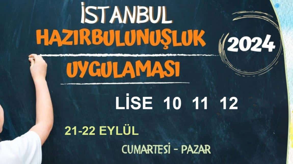 2024 Hazırbulunuşluk Uygulaması